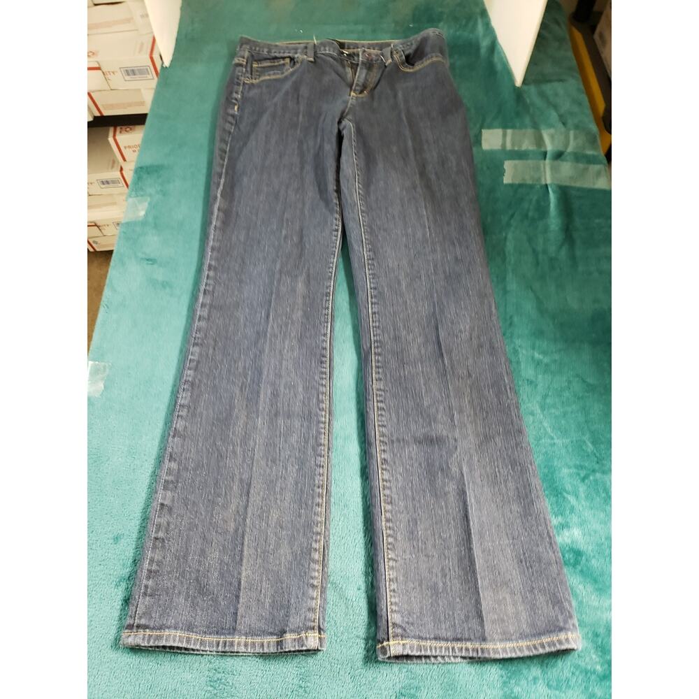 Talbots Jeans Size 6 Womens Blue Denim Pants Stretch Mid Rise Ladies Bootcut